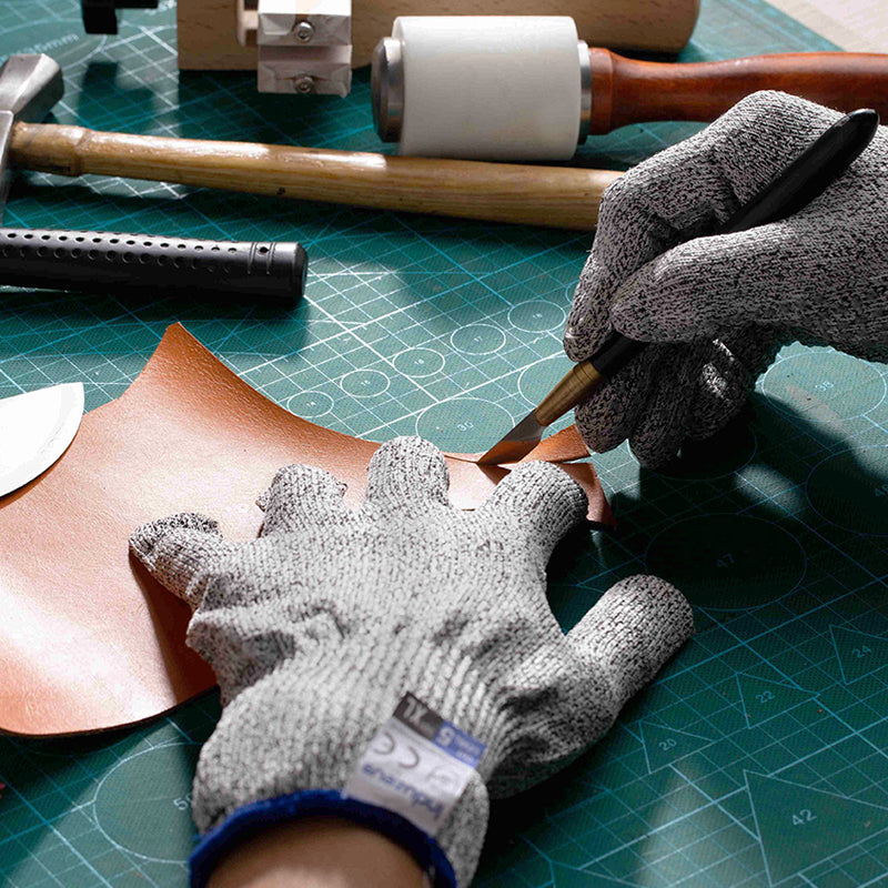 Cut-Resistant Gloves with Non-Slip Silicone Dots